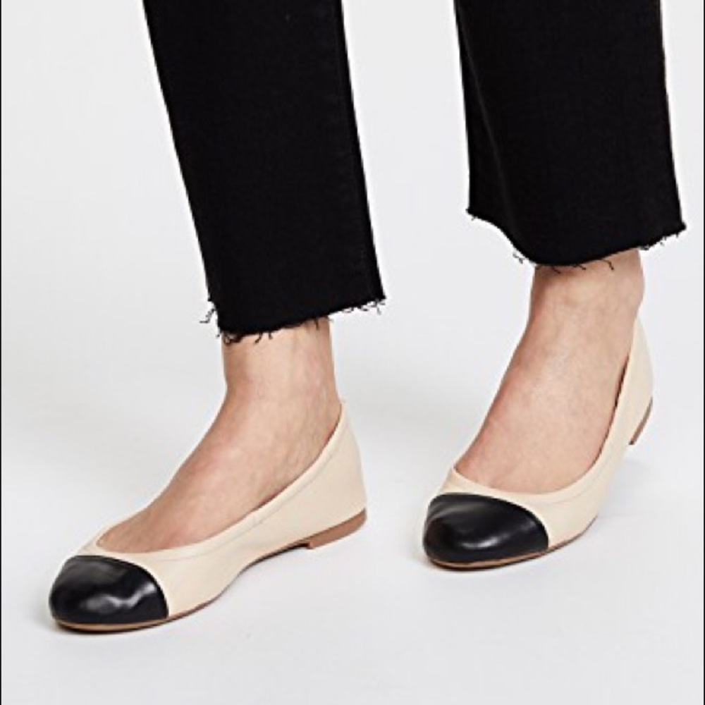 Sam Eldelman Fraley flats 9M black/nude